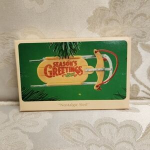 Hallmark Keepsake Ornament "Nostalgic Sled"